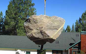   Landscaping, rock and boulders