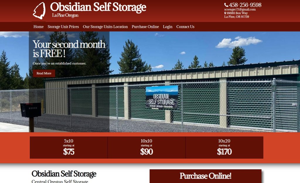 obsidian self storage